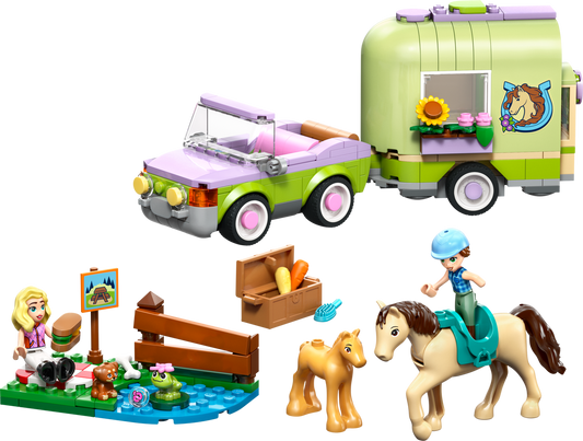 LEGO Horse & Baby Foal Trailer — Set 42695