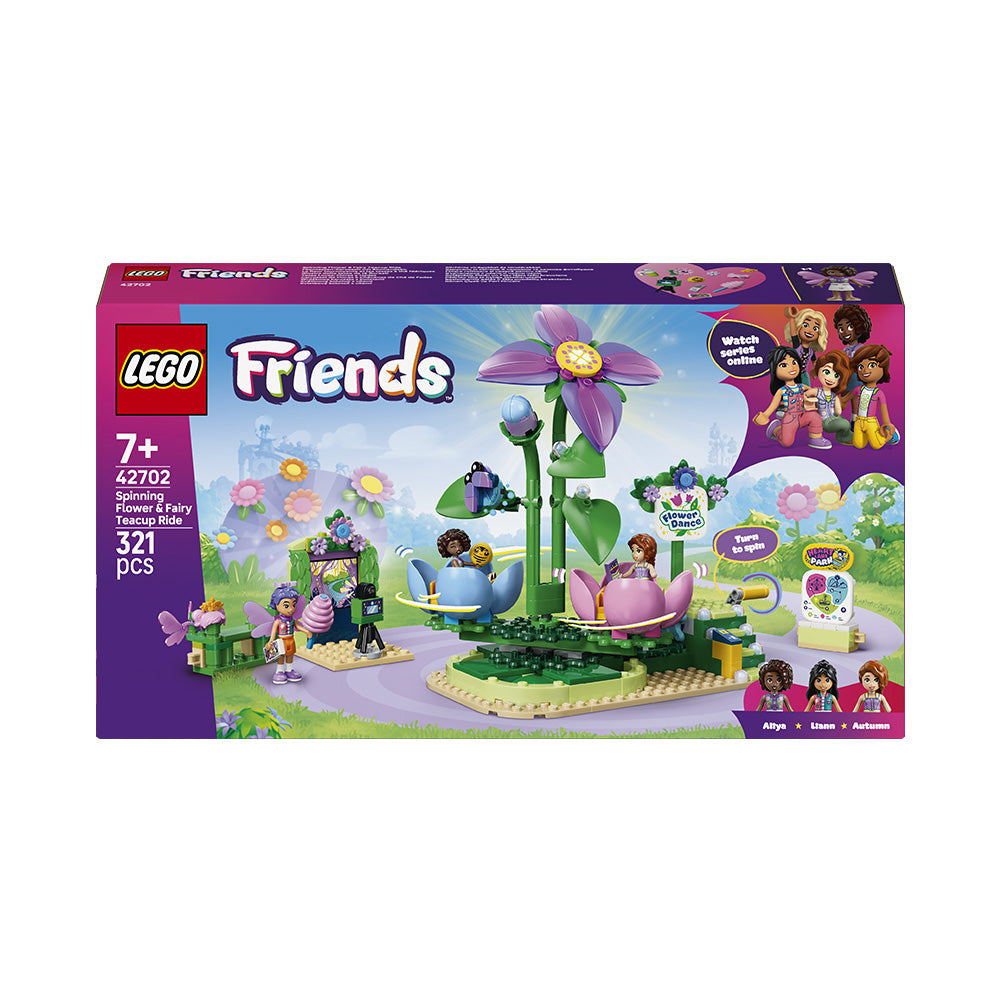 LEGO® Friends Spinning Flower & Fairy Teacup Ride Toy 42702