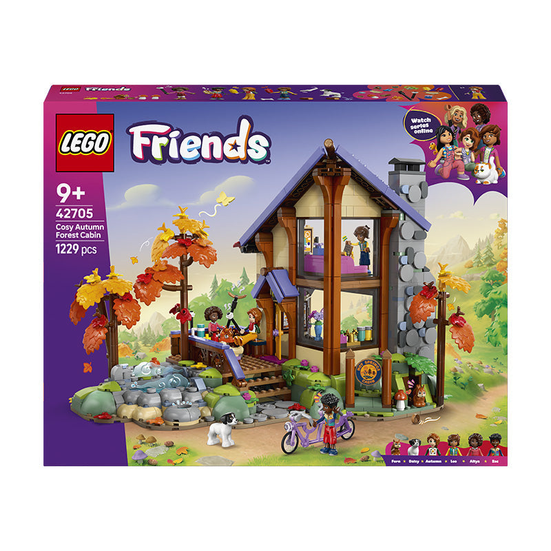 LEGO® Friends Cosy Autumn Forest Cabin Building Toy 42705