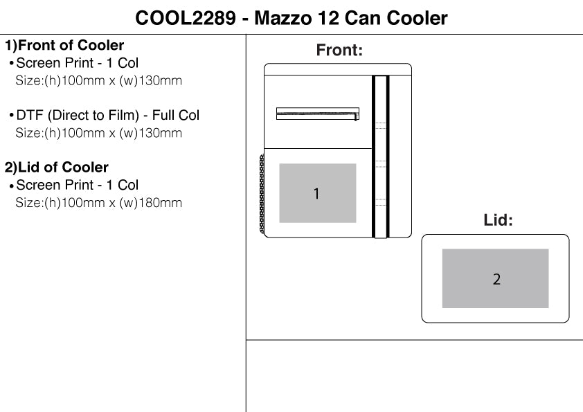 Mazzo 12 Can Cooler