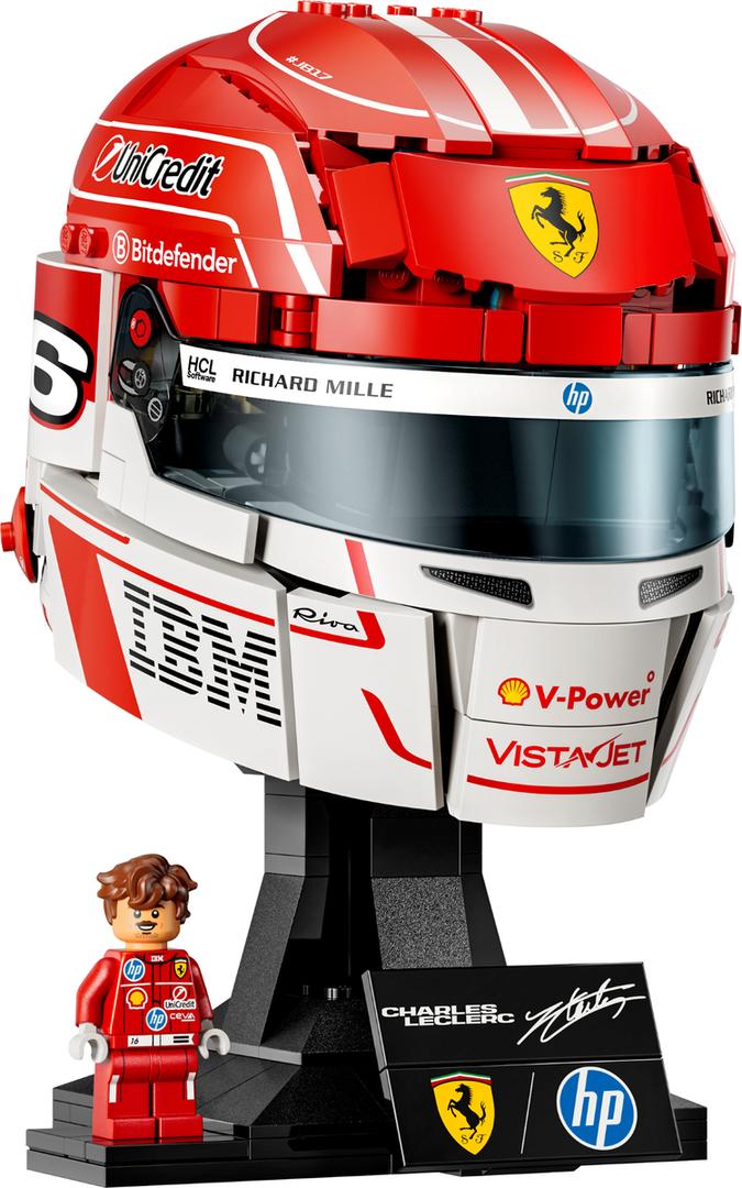 LEGO Scuderia Ferrari HP Charles Leclerc Helmet — Set 43014