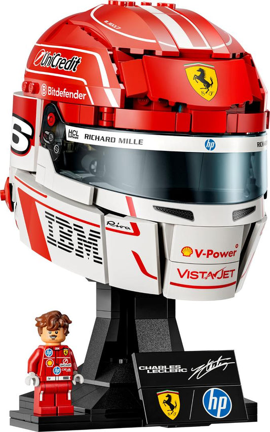 LEGO Scuderia Ferrari HP Charles Leclerc Helmet — Set 43014