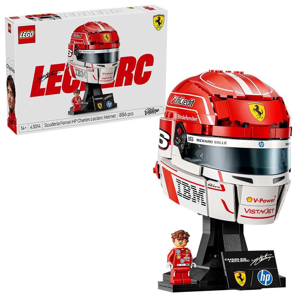 LEGO® Editions Scuderia Ferrari HP Charles Leclerc Helmet 43014