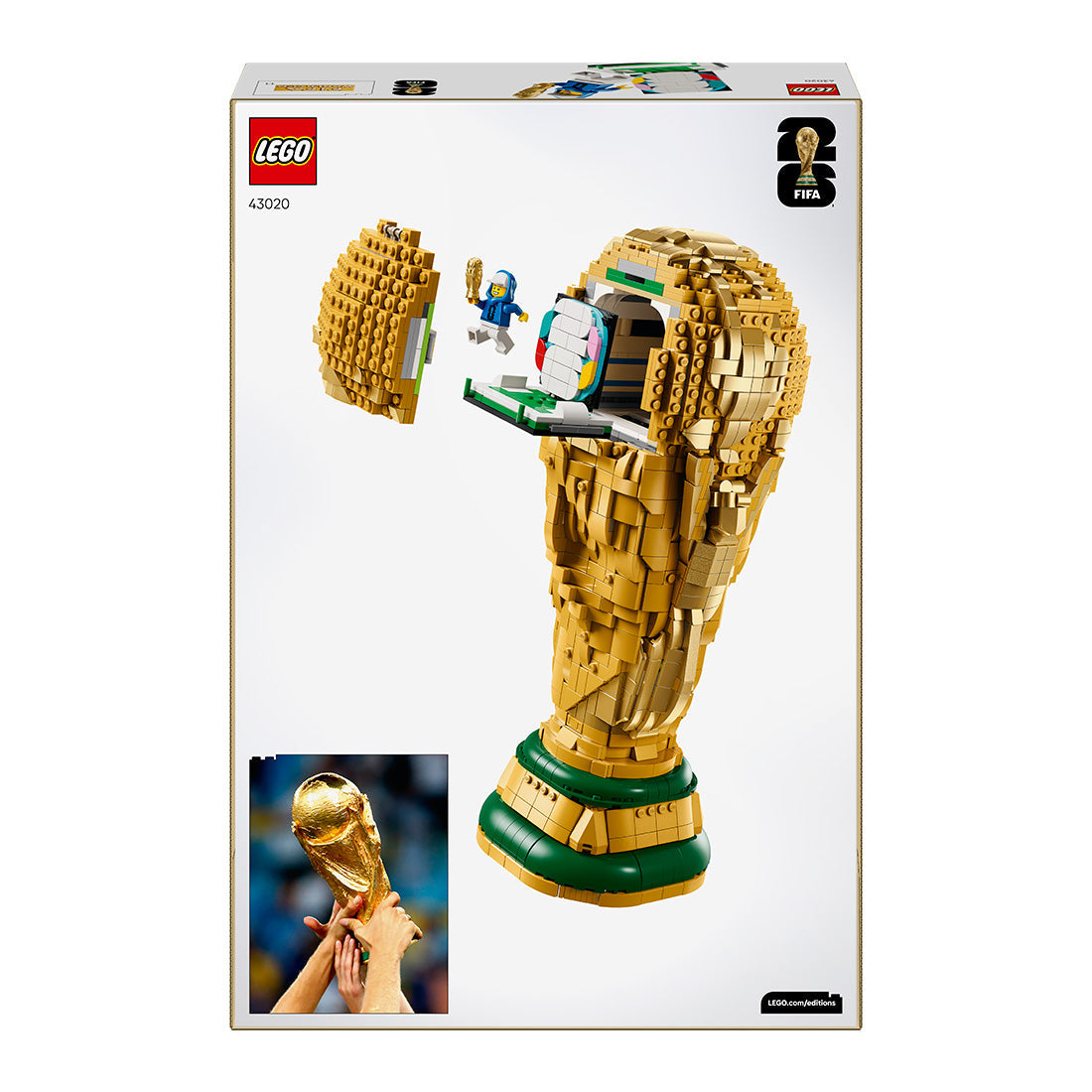 LEGO® Editions FIFA World Cup™ Official Trophy Building Set 43020