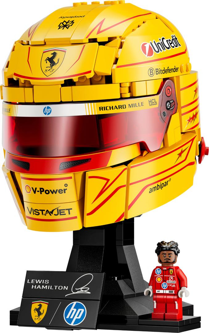 LEGO Scuderia Ferrari HP Lewis Hamilton Helmet — Set 43022