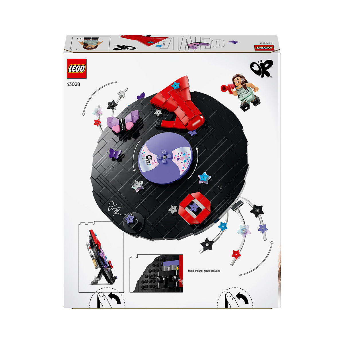 LEGO® Editions Olivia Rodrigo’s Vinyl Building Set for Kids 43028
