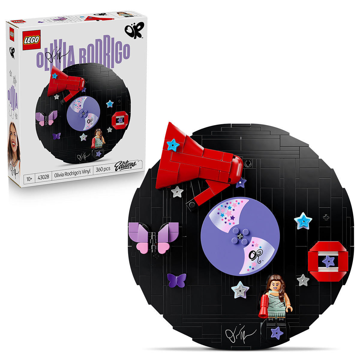 LEGO® Editions Olivia Rodrigo’s Vinyl Building Set for Kids 43028