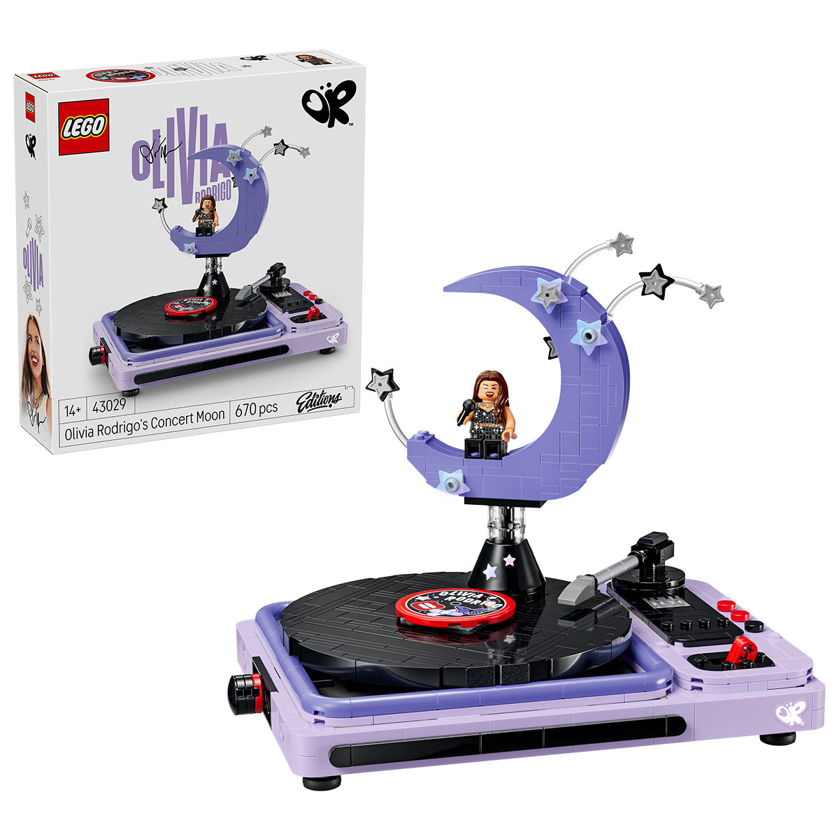 LEGO® Editions Olivia Rodrigo’s Concert Moon Building Set for Teens 43029