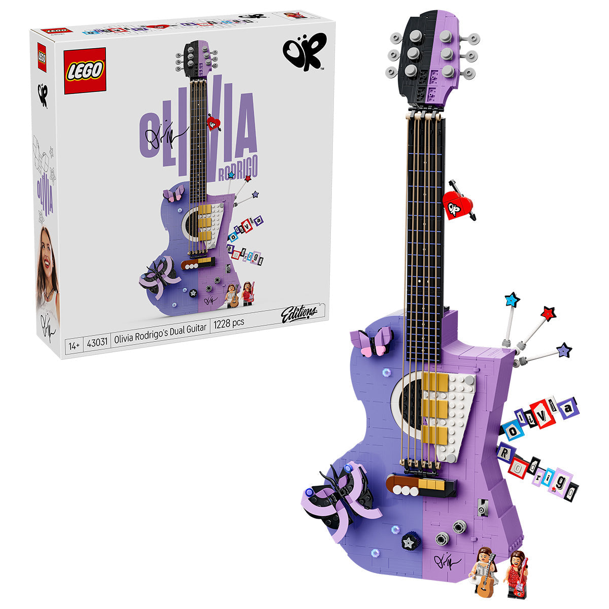 LEGO® Editions Olivia Rodrigo’s Dual Guitar 43031