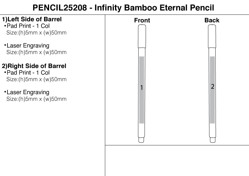 Infinity Bamboo Eternal Pencil