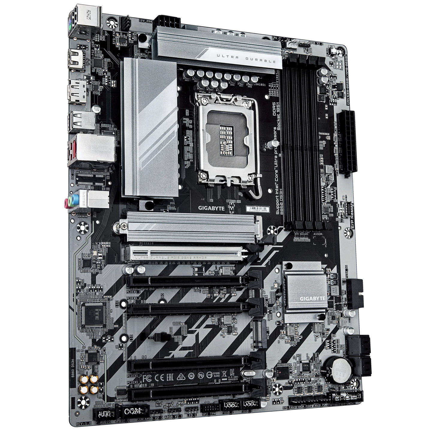 GIGABYTE Intel® B860 Chipset for LGA 1851; 4x DDR5; 2x M2; HDMI/DP ; ATX