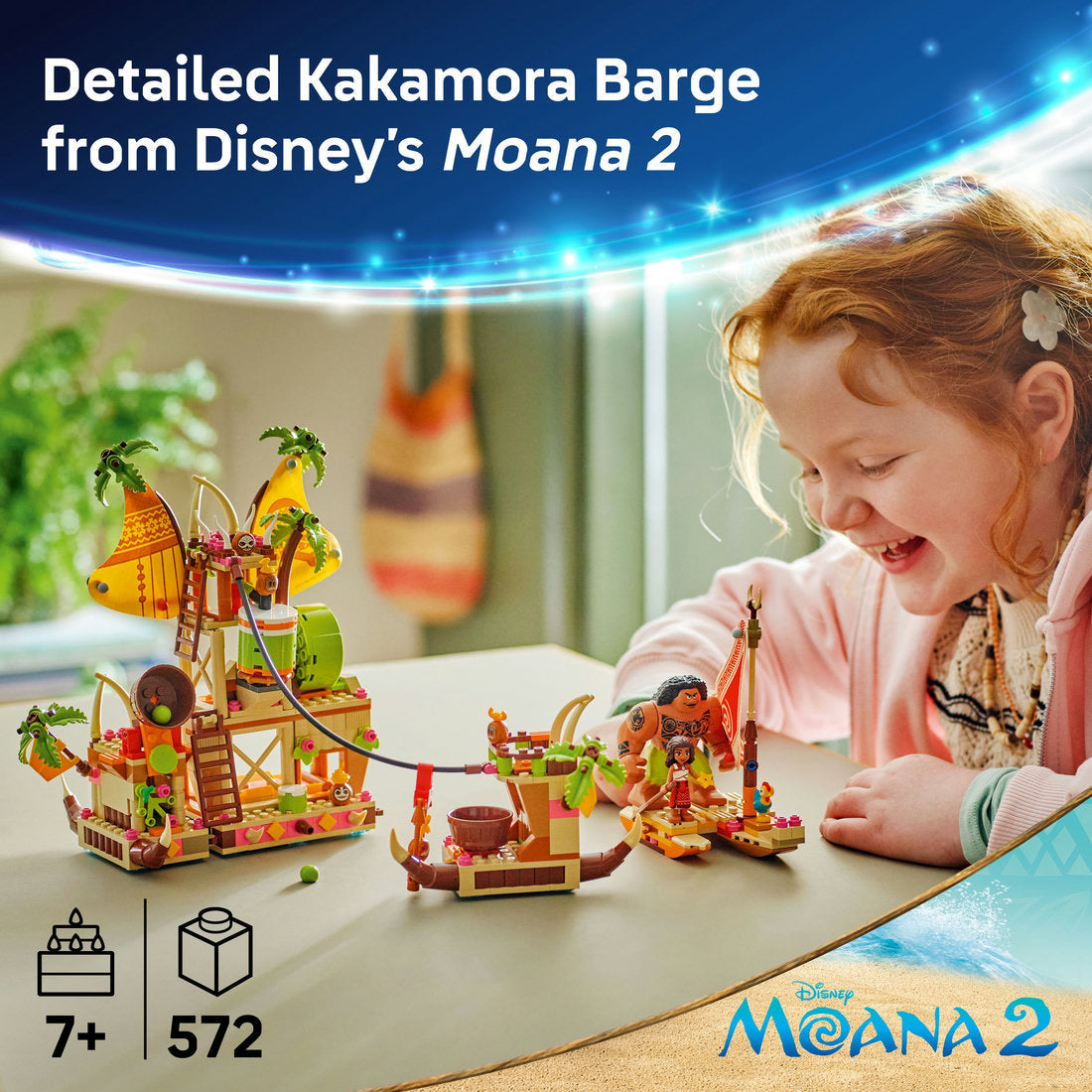 LEGO® ǀ Disney Moana 2 Kakamora Barge, Toy Building Set 43258 - DAMAGED BOX