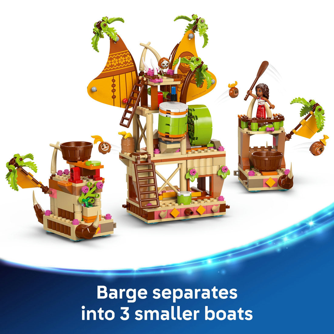 LEGO® ǀ Disney Moana 2 Kakamora Barge, Toy Building Set 43258 - DAMAGED BOX
