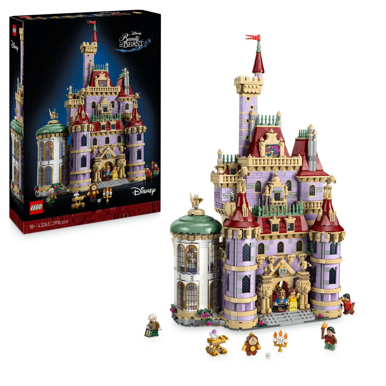 LEGO® ǀ Disney Princess™ Beauty and the Beast Castle Building Kit 43263