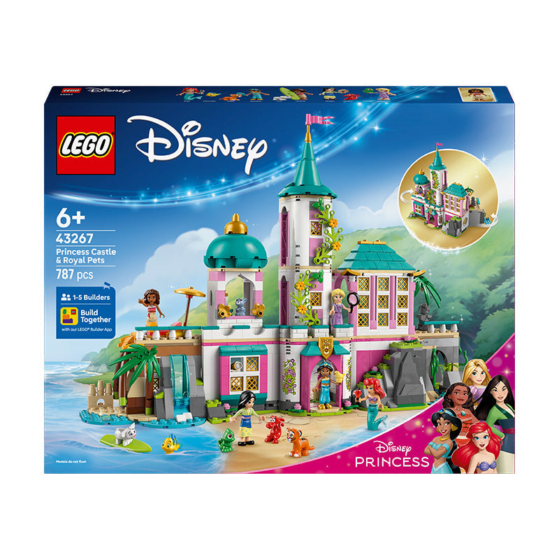 LEGO® ǀ Disney Princess Castle & Royal Pets Toy Building Playset 43267