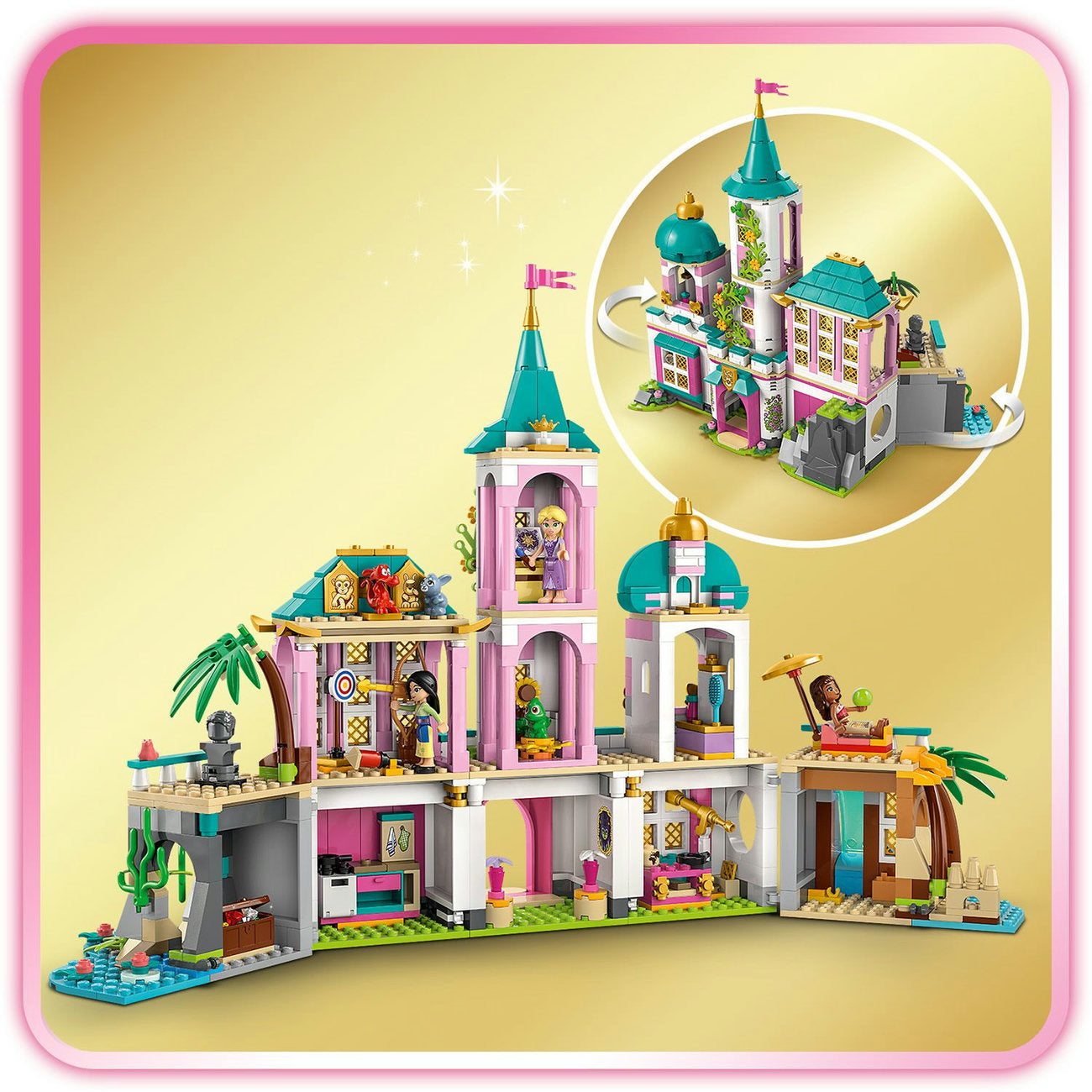LEGO® ǀ Disney Princess Castle & Royal Pets Toy Building Playset 43267