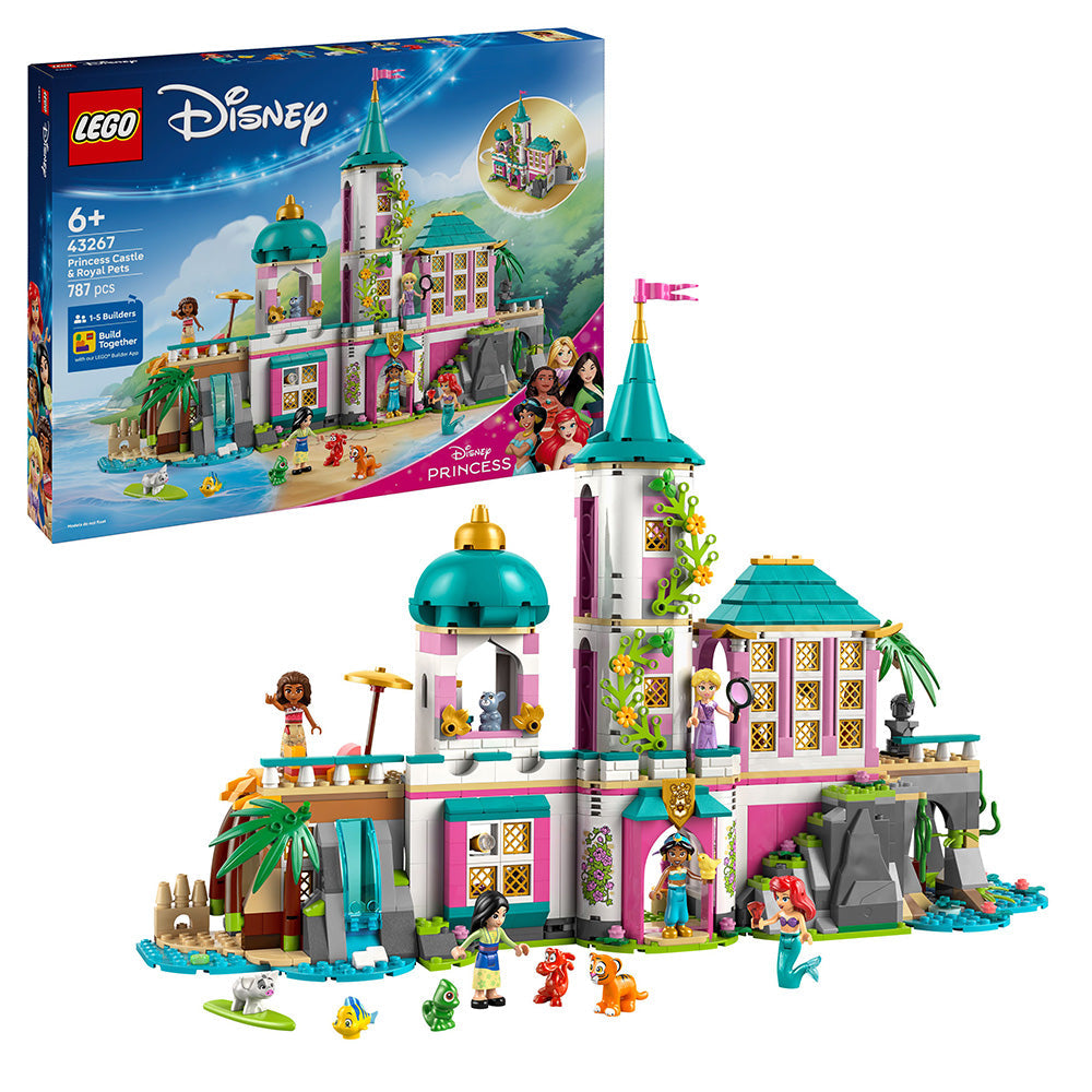 LEGO® ǀ Disney Princess Castle & Royal Pets Toy Building Playset 43267