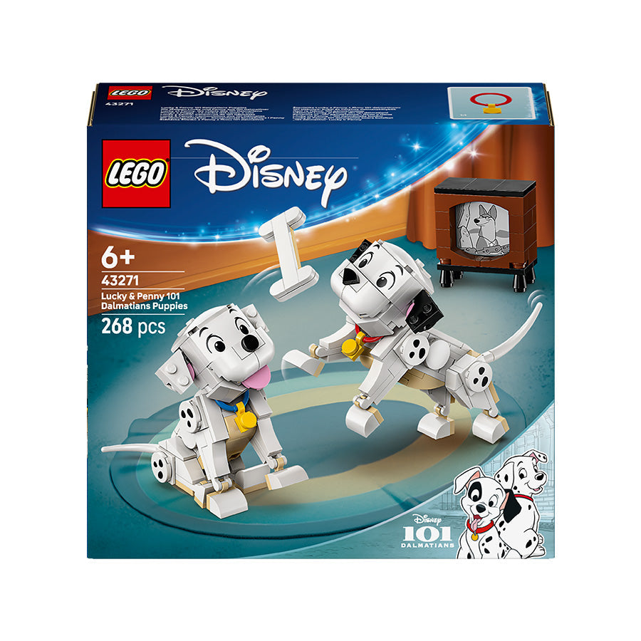 LEGO® ǀ Disney Classic Lucky & Penny 101 Dalmatians Puppies Building Toy 43271