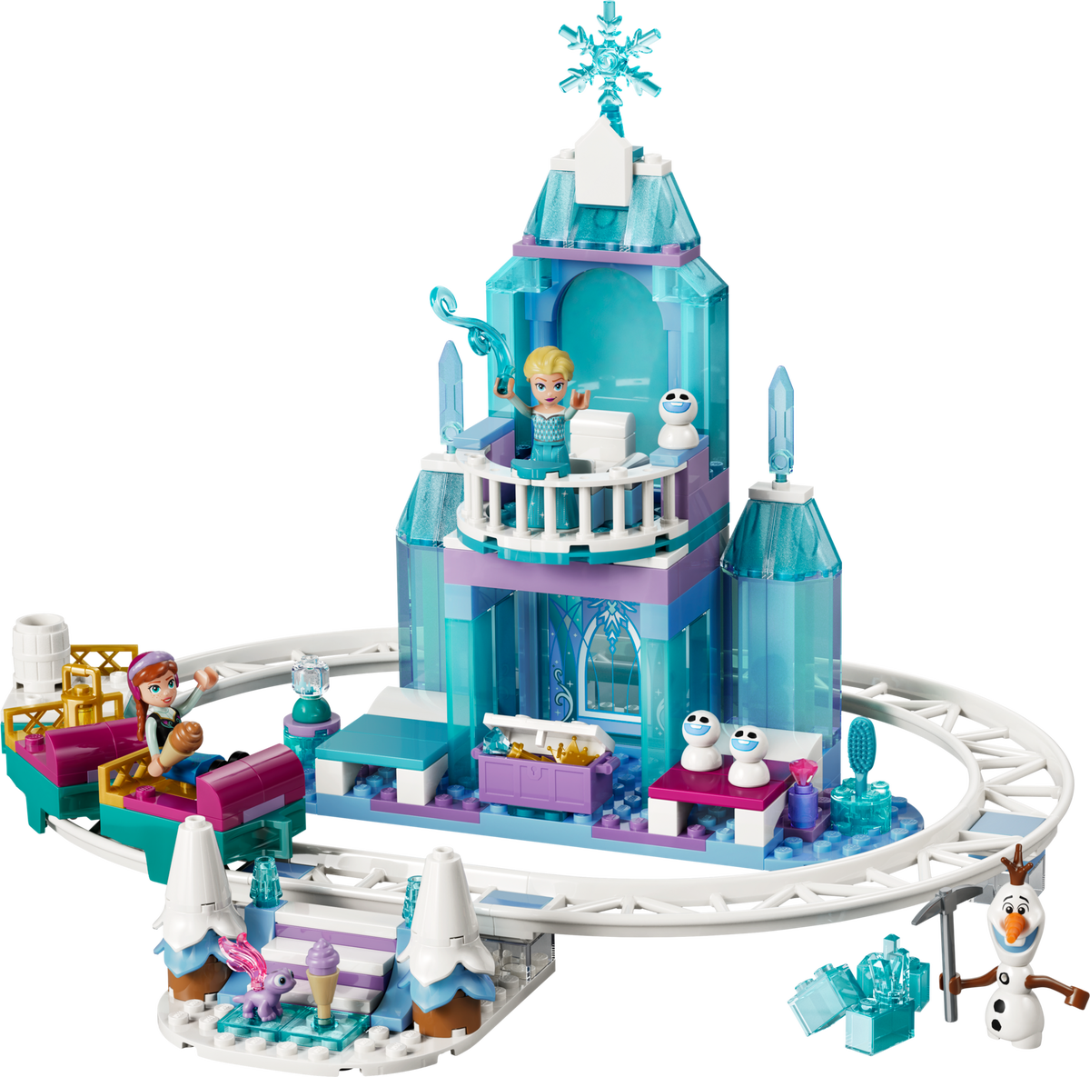 LEGO Elsa's Ice Castle & Snow Ride Adventure — Set 43281