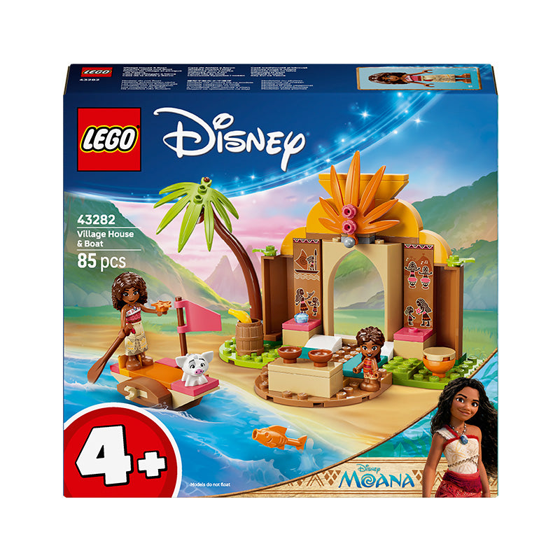 LEGO® ǀ Disney Moana Village House & Boat Building Toy 43282