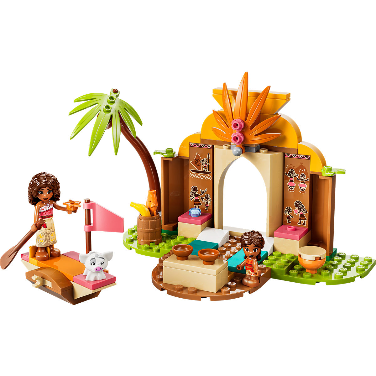 LEGO® ǀ Disney Moana Village House & Boat Building Toy 43282