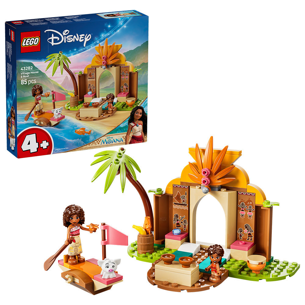 LEGO® ǀ Disney Moana Village House & Boat Building Toy 43282