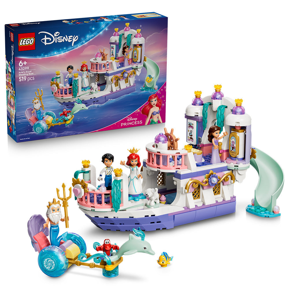 LEGO® ǀ Disney Princess Ariel’s Royal Wedding Boat 43299