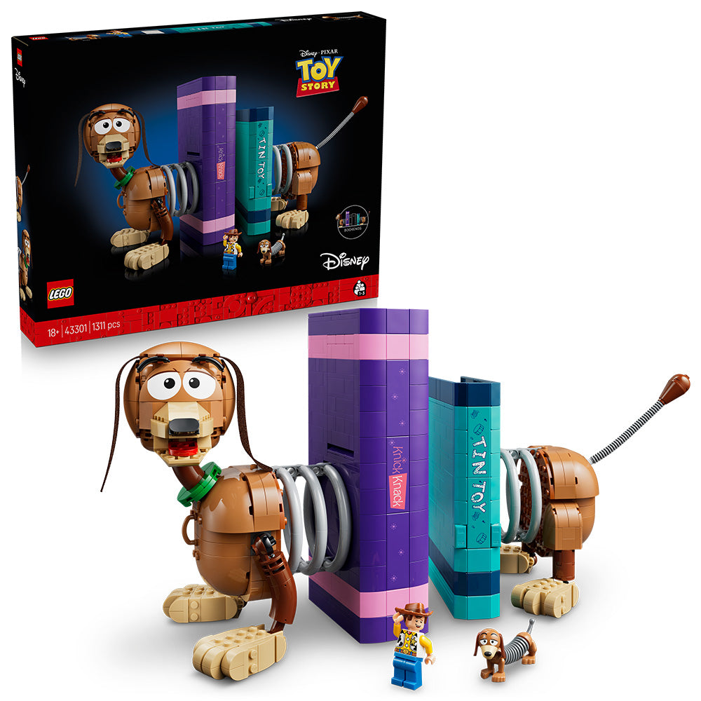 LEGO® ǀ Disney and Pixar Toy Story Slinky Dog Bookends 43301