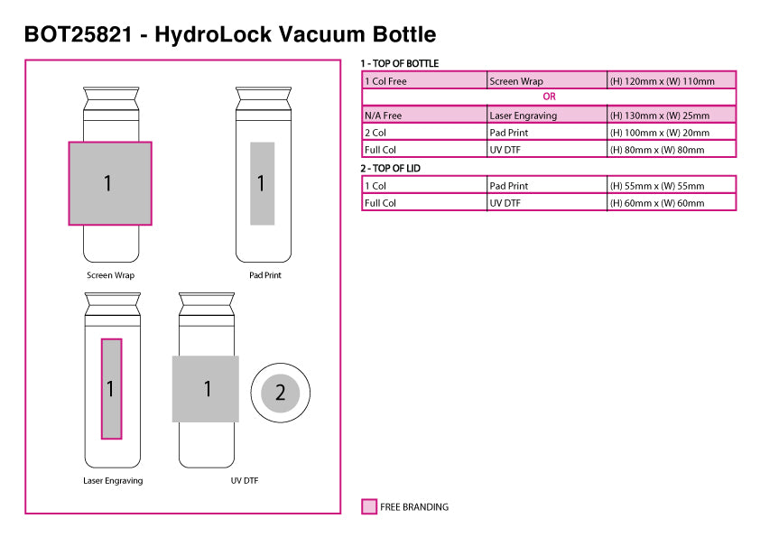 HydroLock Vacuum Bottle