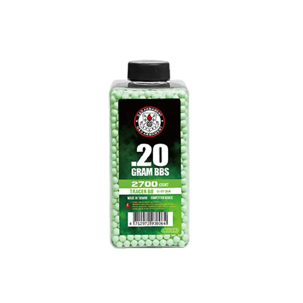 G&G 0.20g BB 2700R Green (Tracer BB) – G-07-264