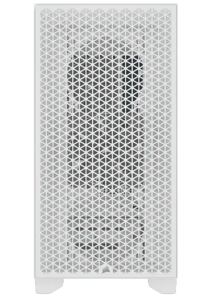 3000D AIRFLOW White Mid-Tower PC Case; 2x 3.5'' | 2x 2.5'' Drive Bays; Up to 360mm Radiator compatible; 2x 120mm fan incl