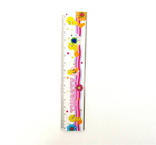 Tweety 15Cm Ruler And Steel Cutting Edge