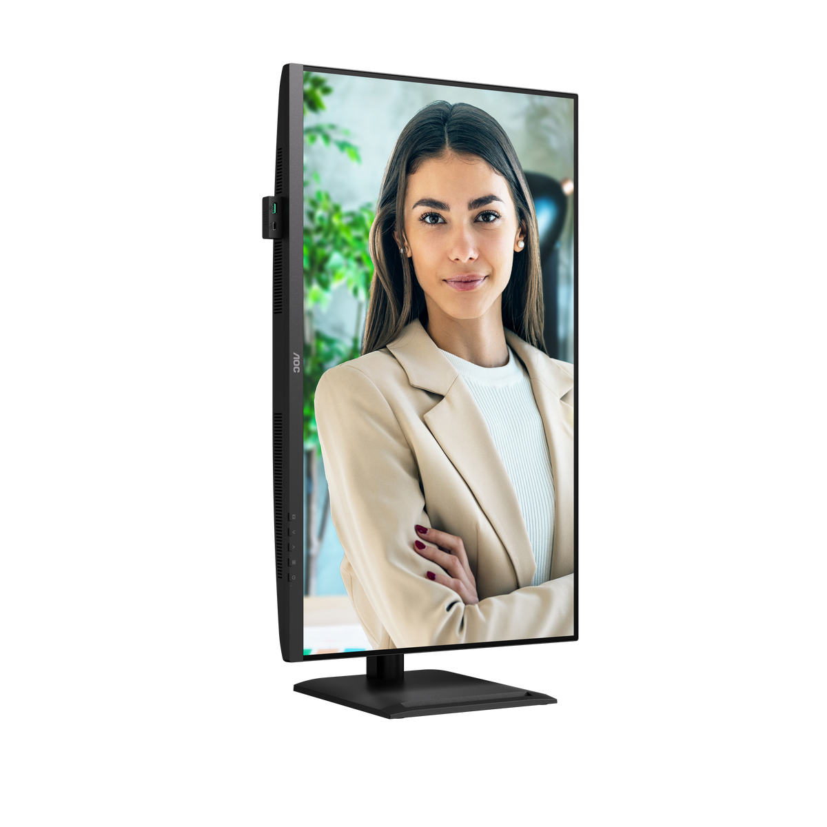 AOC Q32P4C 31.5''W|QHD 100Hz|1H1DP3USB-C(96W/15W);USB hub;Spk; G-sensor| KVM; HAS; Pivot; Swivel|3YR Warranty