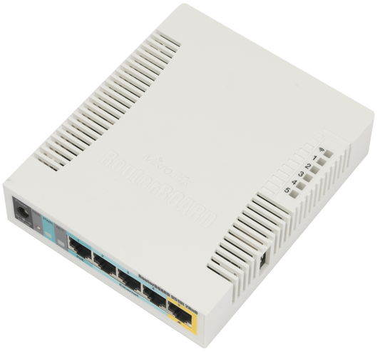 MikroTik 2.4GHz 5 Port Ethernet WiFi Router | RB951Ui-2HnD
