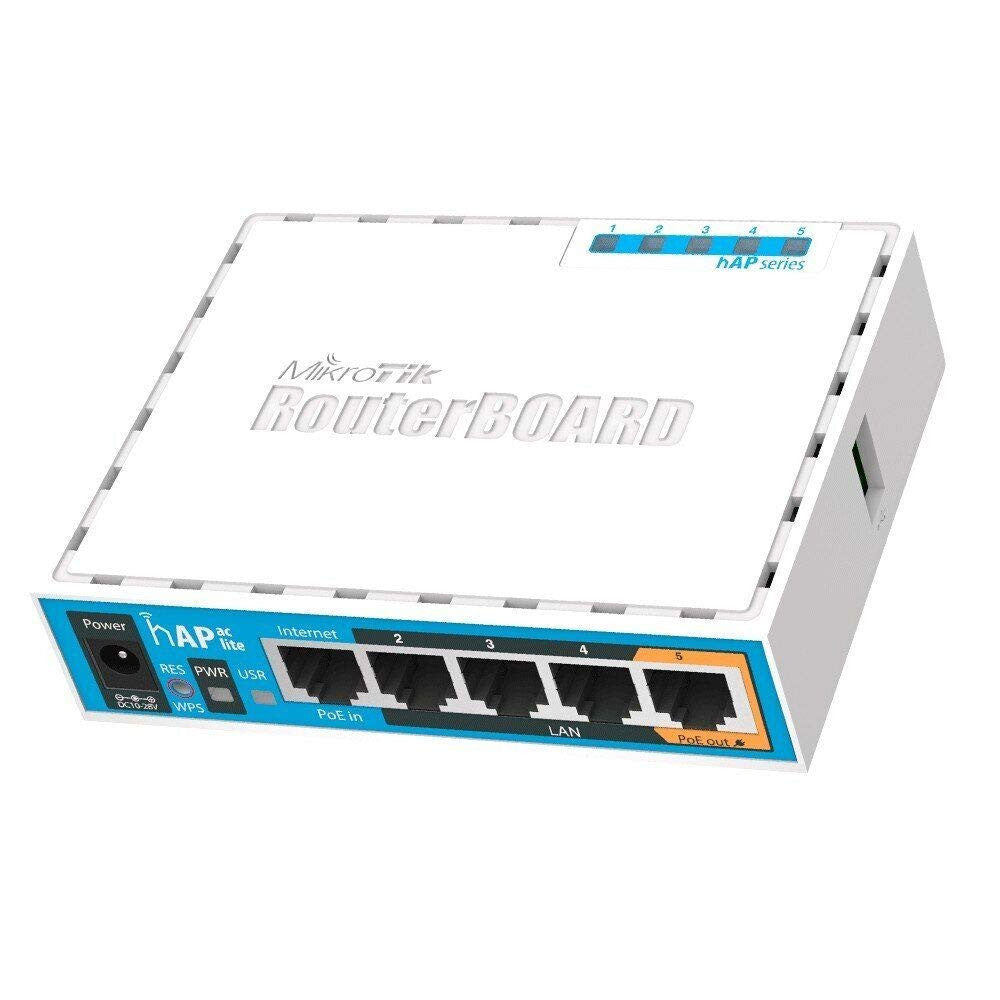 MikroTik hAP ac Lite 5 Port 2.4 / 5GHz  750Mbps WiFi 5 Router | MT-RB952UI-5AC2ND