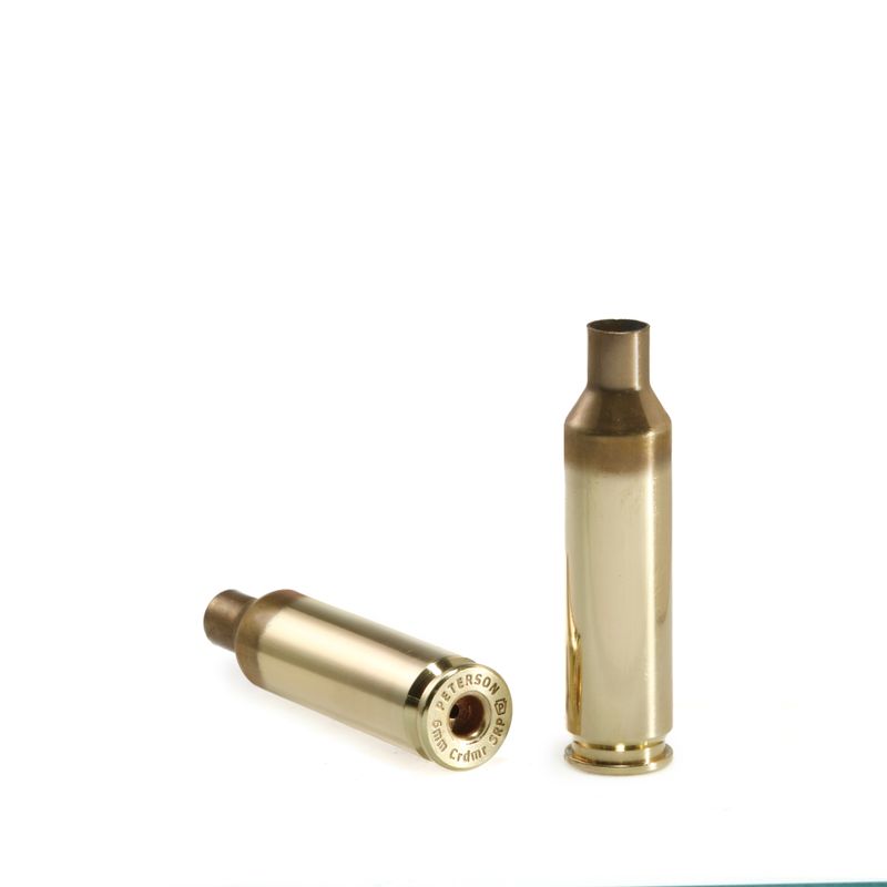 Peterson 6mm Creedmoor Small Rifle Primer Unprimed Brass (50)