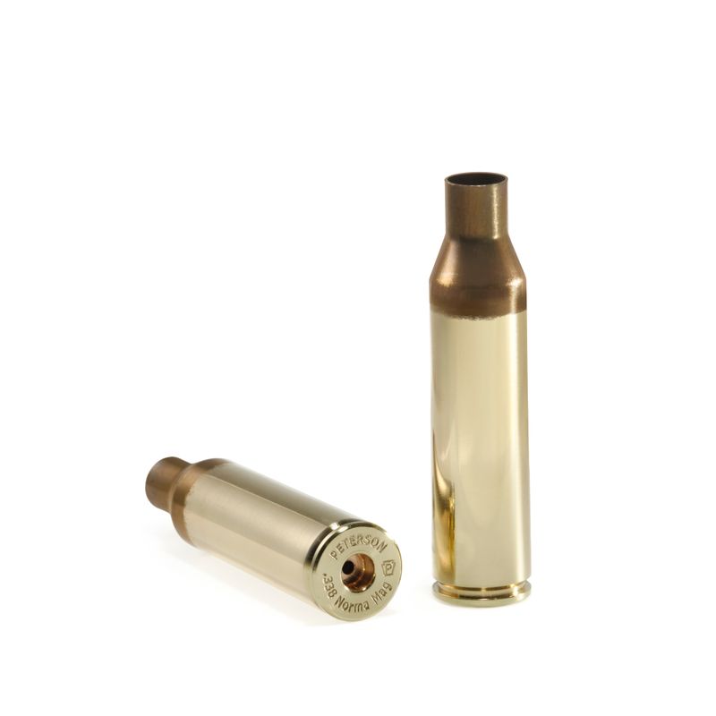 Peterson .338 Norma Magnum Unprimed Brass (50)