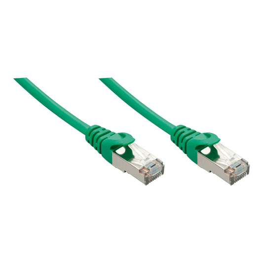 LINDY 0.5M F/UTP CABLE CAT5E GREEN (48245)