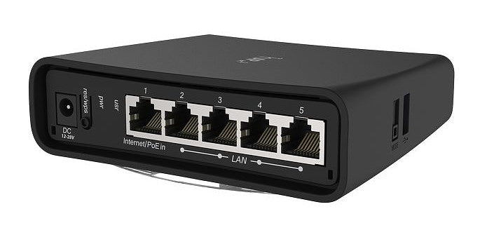 MikroTik hAP ac2 WiFi 5 Gigabit Router with 5 GbE ports | RBD52G-5HacD2HnD-TC