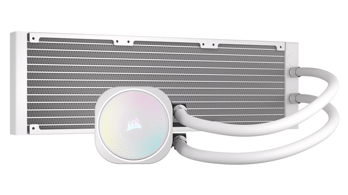 Corsair NAUTILUS 360 ARGB White; 360mm Radiator; Liquid CPU Cooler; Intel® LGA 1851/1700; AMD® AM5/AM4