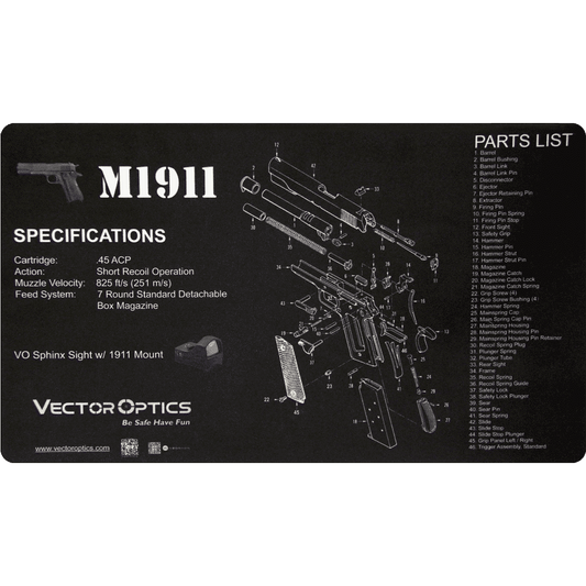 Vector Optics Scbm-03 M1911 Bench Mat