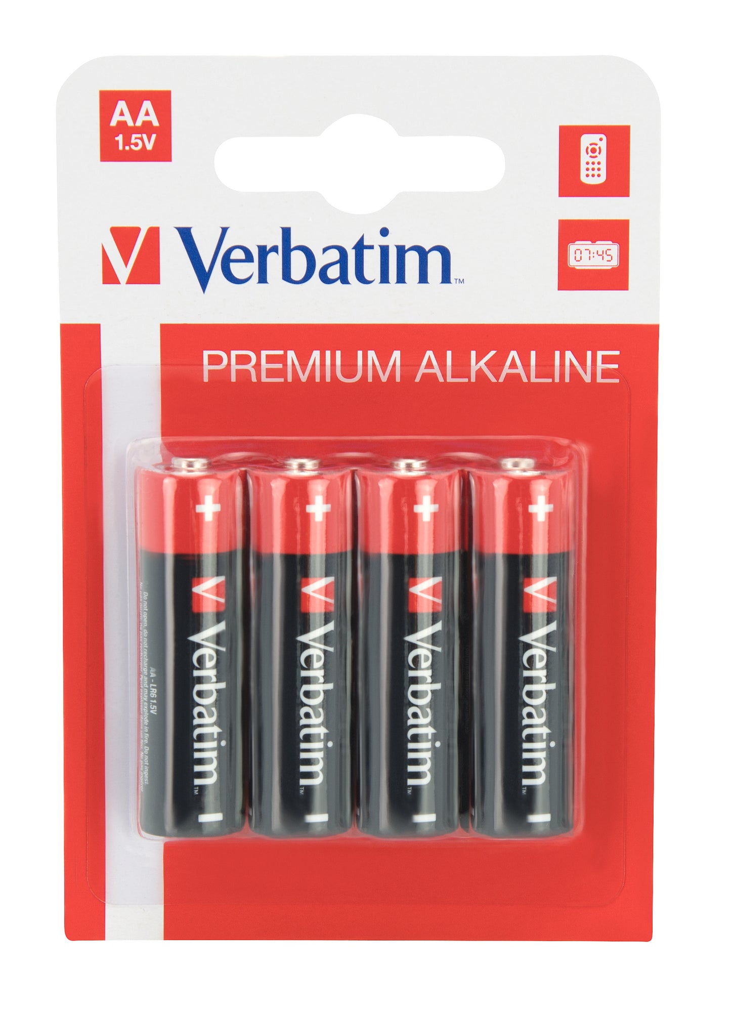 Verbatim AA Alkaline Batteries 4Pk - Guards On Duty Shop & Security Guards