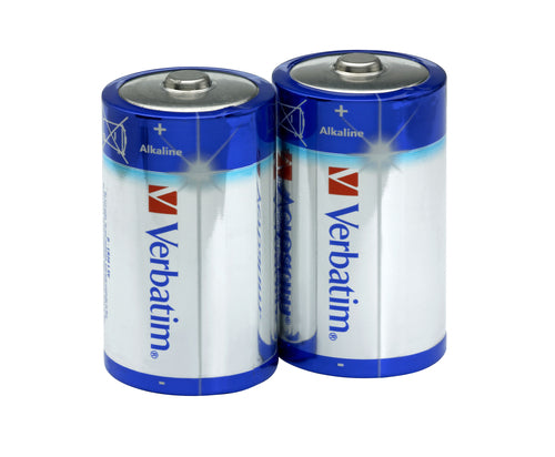 Verbatim D Alkaline Batteries 2Pk - Guards On Duty Shop & Security Guards