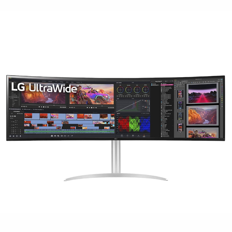 LG UltraWide 49" Dual-QHD IPS Curved Monitor 144Hz with USB-C incl Speakers - Guards On Duty Shop & Security Guards