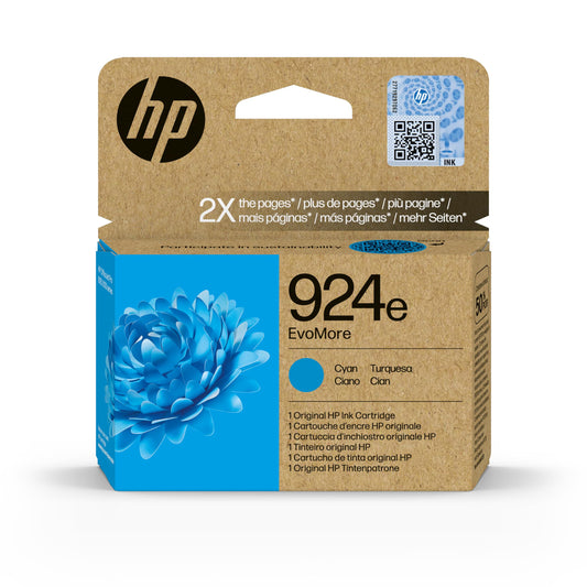 HP 925e EvoMore Cyan Original Ink Cartridge - Ink Cartridge - HP - Consumables - Guards On Duty Shop & Security Guards
