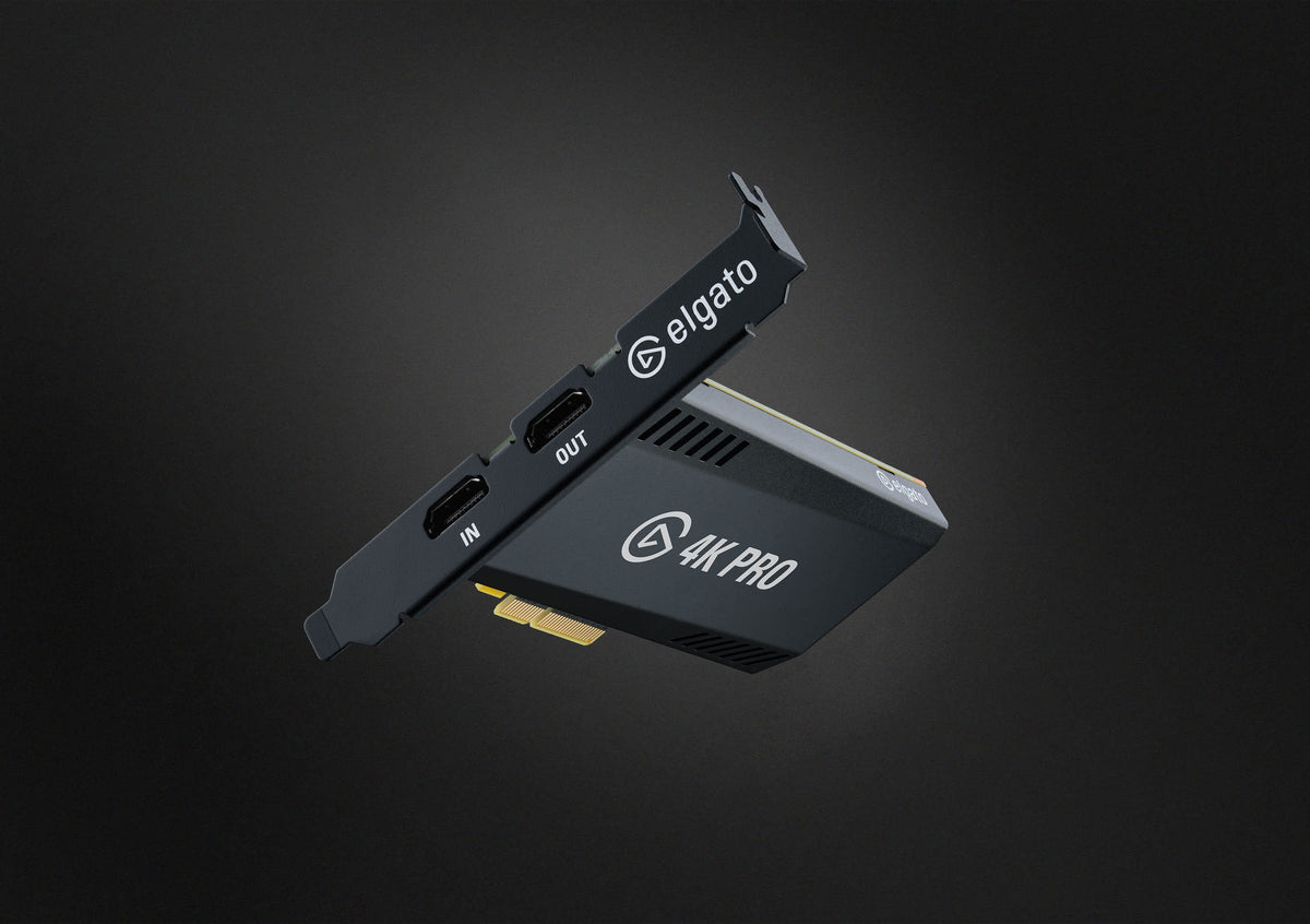 Elgato Game Capture 4K Pro - 8K60 Passthrough; 4K60 Capture; PCIe 2.0 x4; HDMI 2.1.