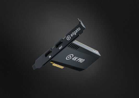 Elgato Game Capture 4K Pro - 8K60 Passthrough; 4K60 Capture; PCIe 2.0 x4; HDMI 2.1.