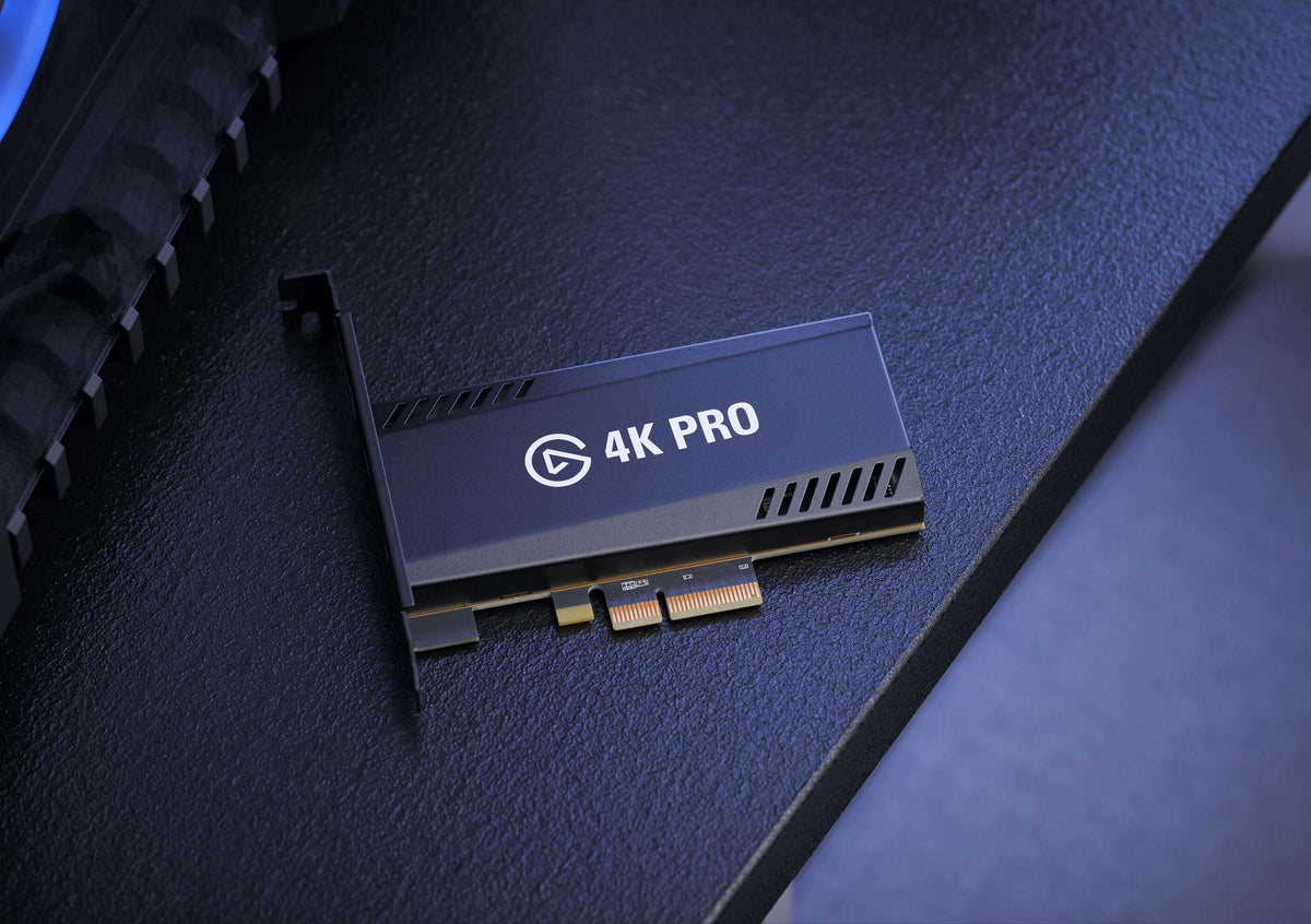 Elgato Game Capture 4K Pro - 8K60 Passthrough; 4K60 Capture; PCIe 2.0 x4; HDMI 2.1.