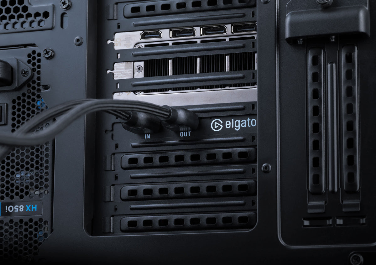 Elgato Game Capture 4K Pro - 8K60 Passthrough; 4K60 Capture; PCIe 2.0 x4; HDMI 2.1.