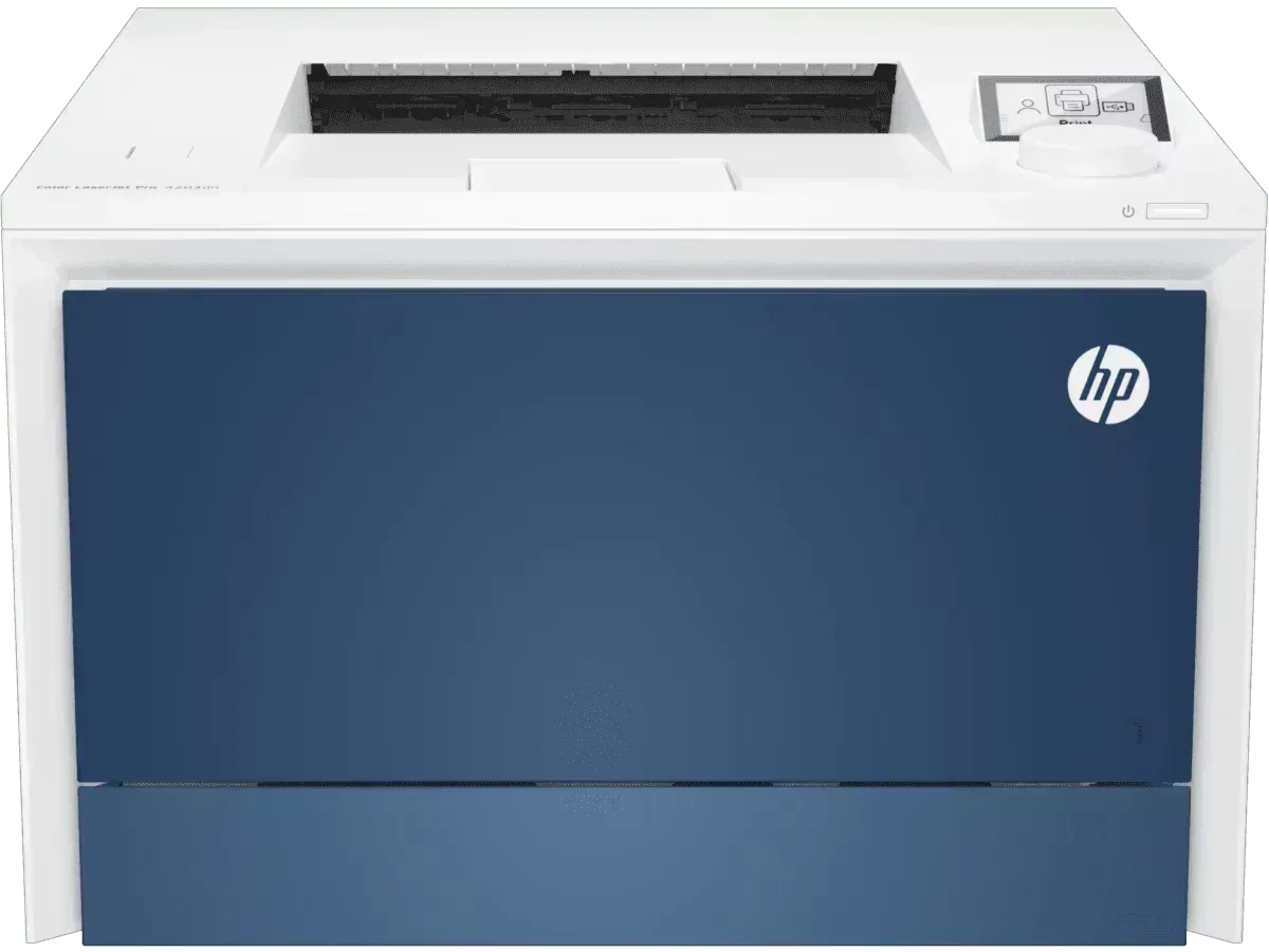 HP COLOR LASERJET PRO 4203DN PRINTER, 4 PREINSTALLED INTRODUCTORY HP LASERJET TONER CARTRIDGES (BLACK: 1,200 PAGES, CYAN, MAGENTA, YELLOW: 1,000 PAGES), BLACK (A4, NORMAL): UP TO 33 PPM COLOUR (A4, NORMAL): UP TO 33 PPM, BLACK (A4, DUPLEX): UP TO 29 IPM C - Guards On Duty Shop & Security Guards